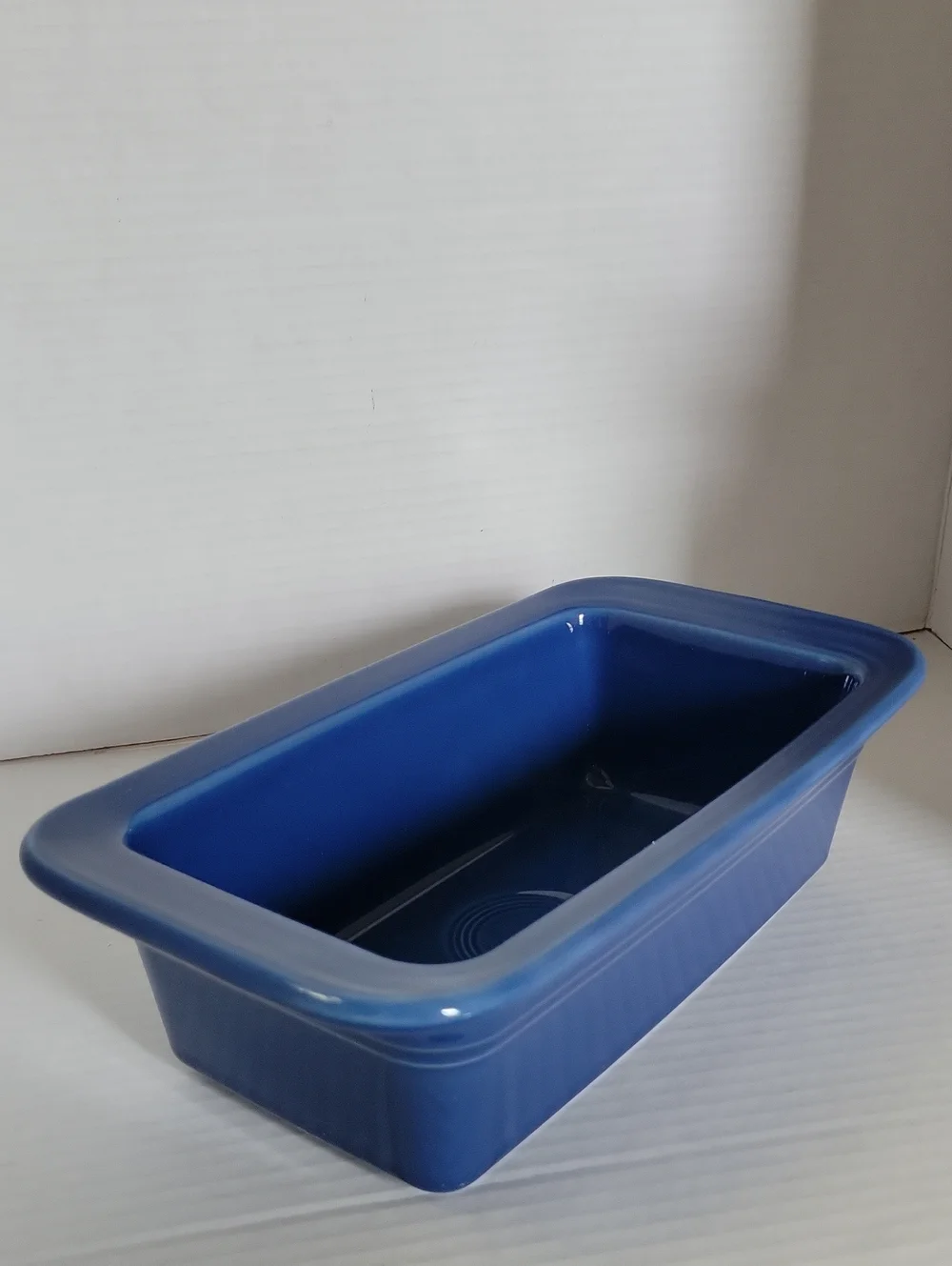 Fiestaware Fiesta Loaf Pan Baking Bakeware Cookware Bake Baker Dish Lapis Blue